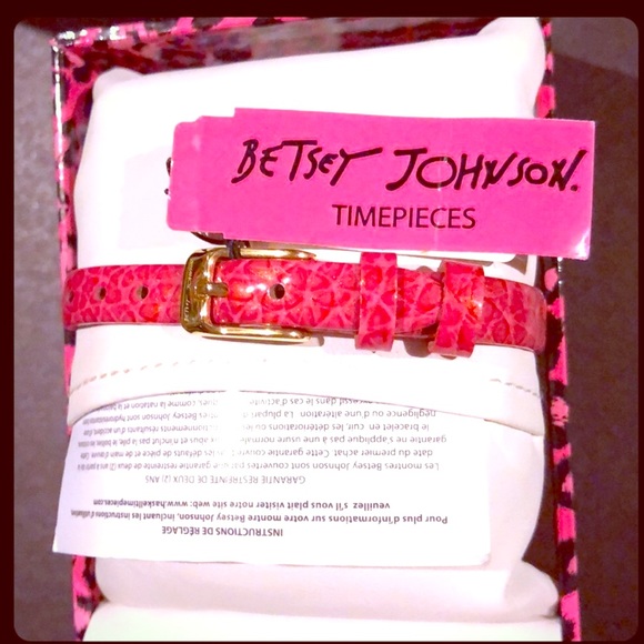 Betsey Johnson Timepiece Watch  NWT